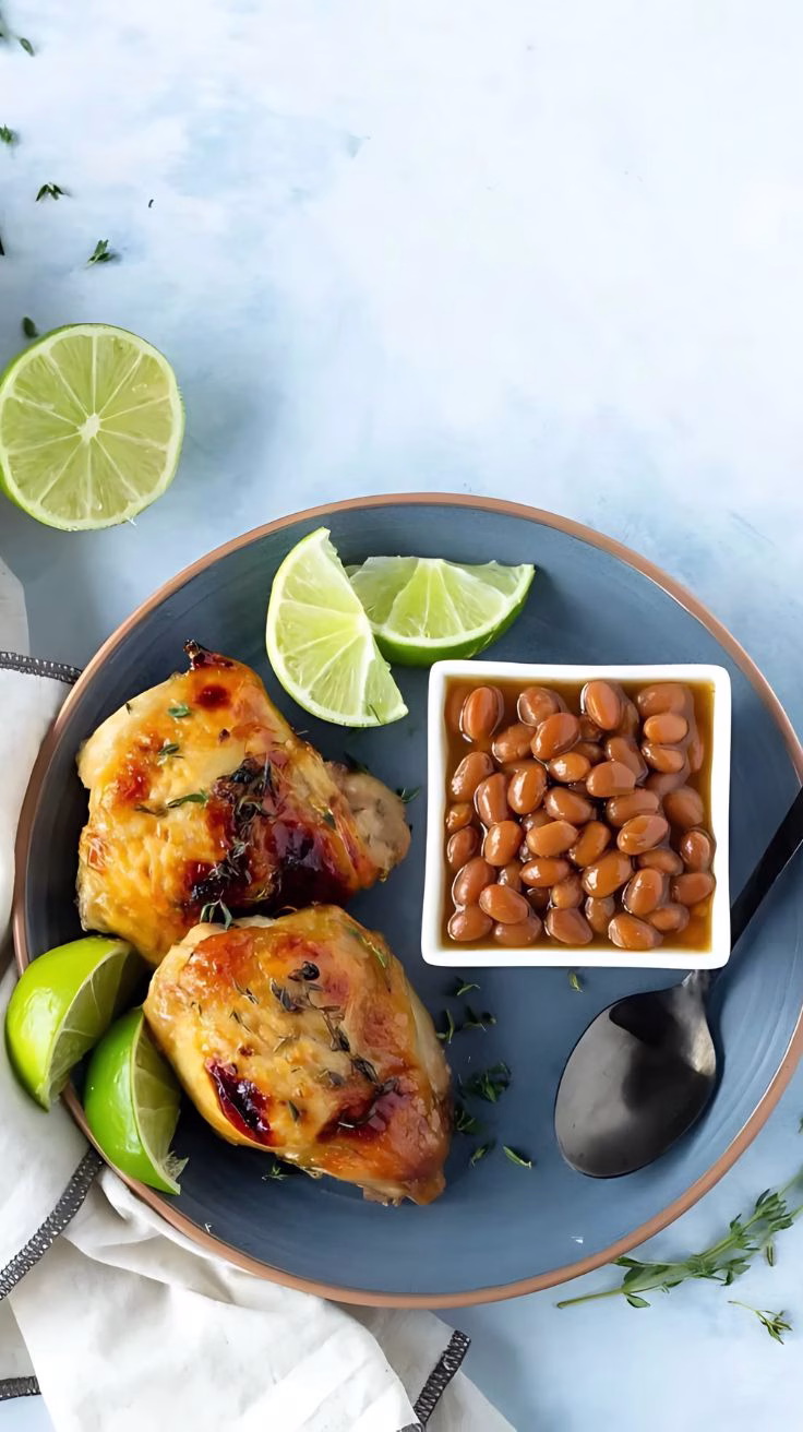 Baked Honey Lime Chicken Thighs Recipe