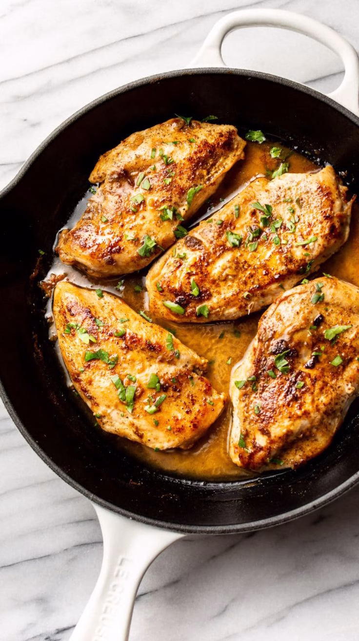 Cajun Chicken with Garlic Lemon Butter Sauce Recipe