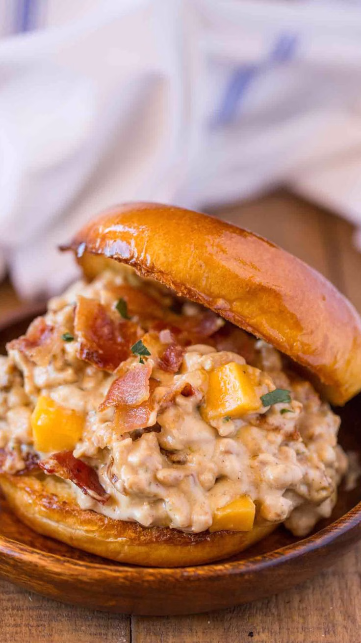 Chicken Bacon Ranch Sloppy Joes Recipe