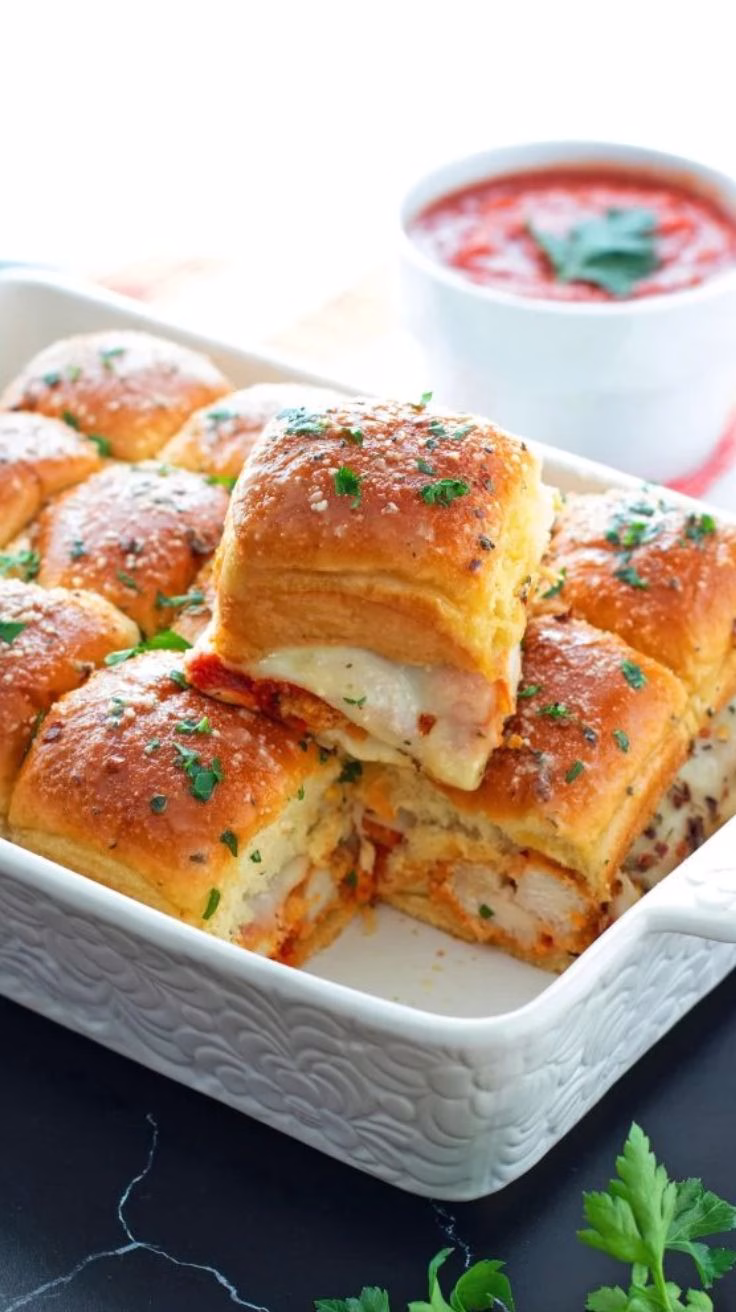 Chicken Parmesan Sliders Recipe