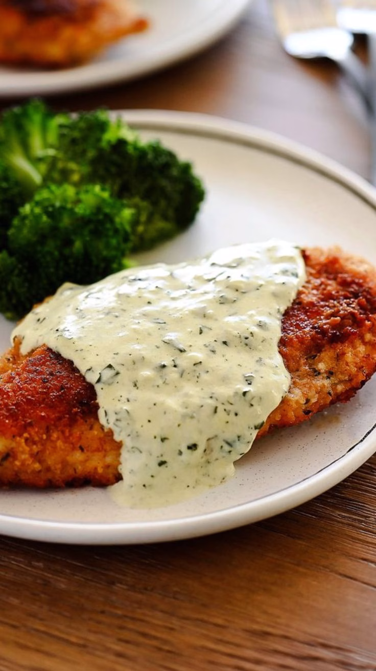Chicken in Basil Cream Sauce Recipe