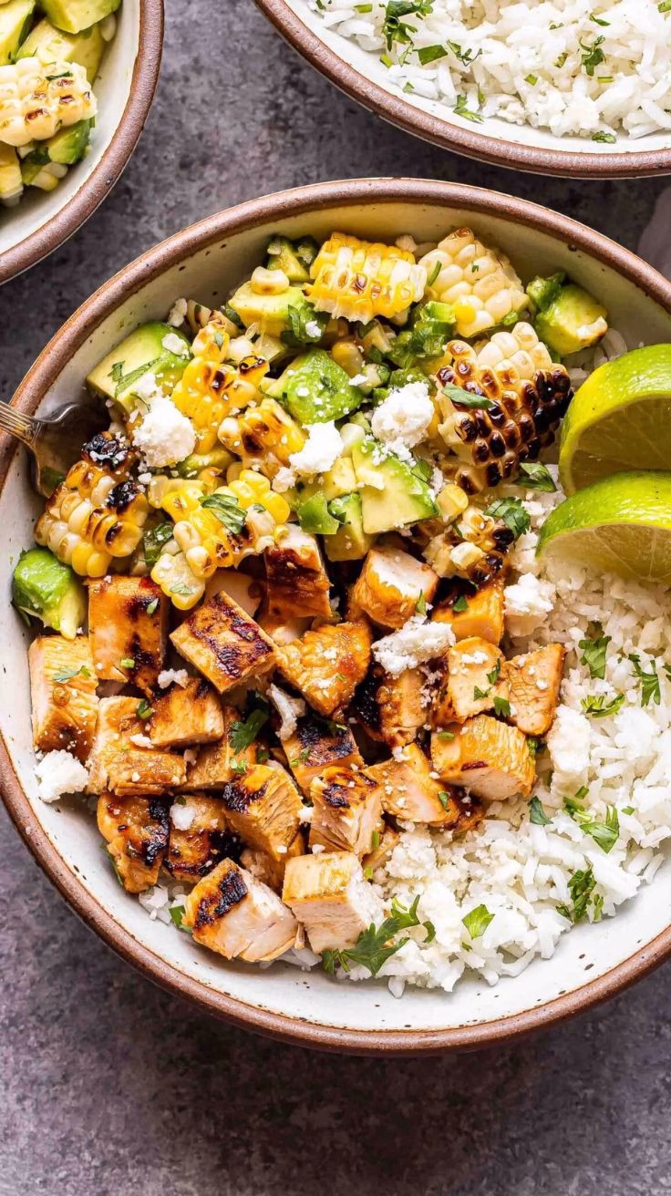 Honey Chipotle Chicken Rice Bowls Recipe