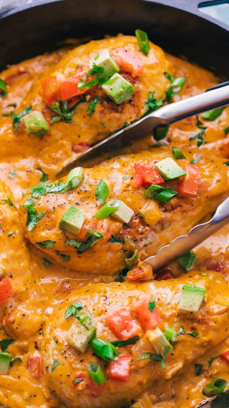 Queso Smothered Chicken Recipe