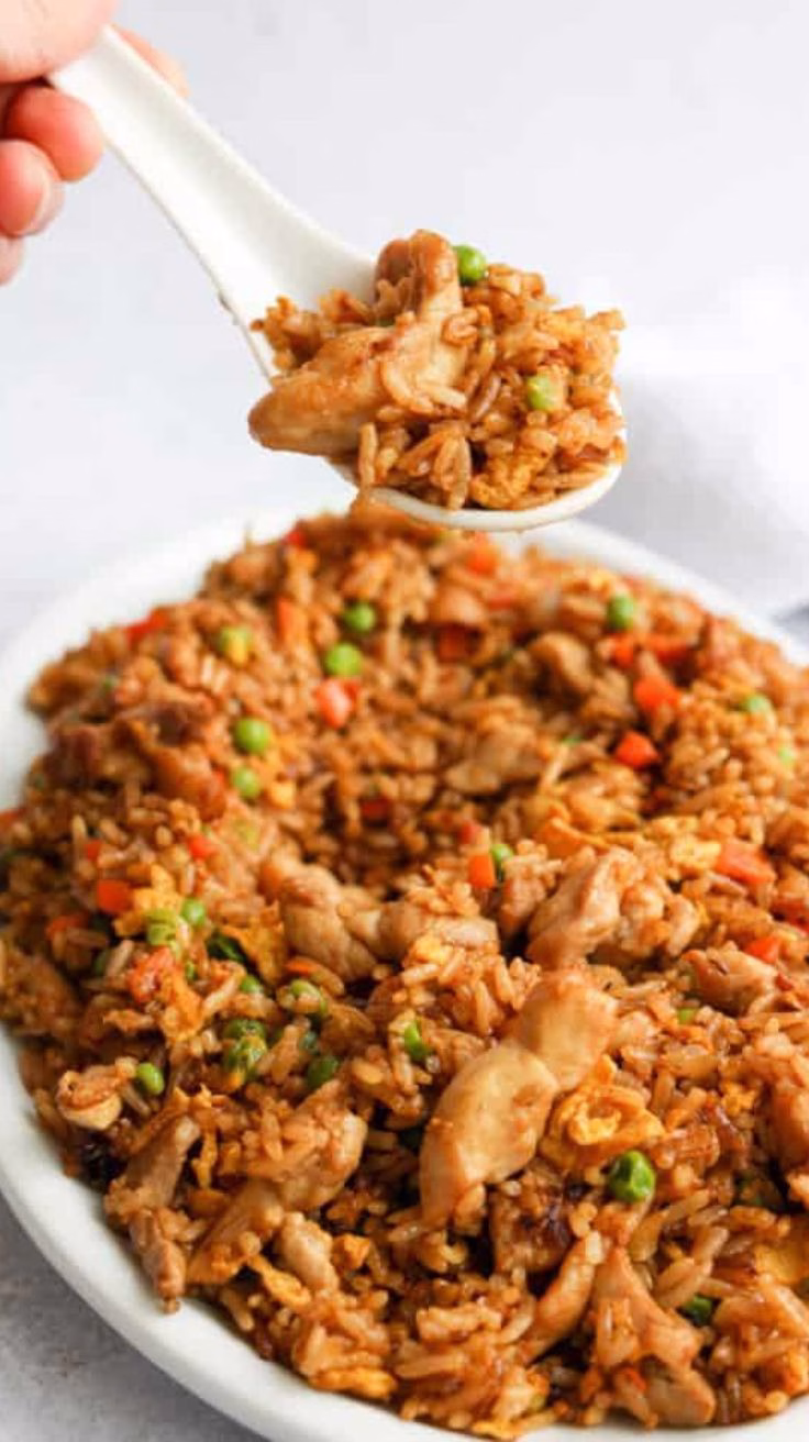 Quick and Easy Chinese Chicken Fried Rice