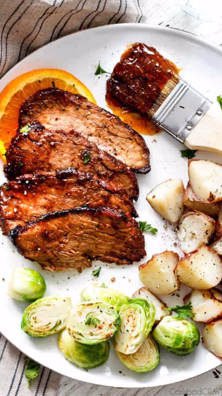 Cajun Steak with Apricot Orange Glaze Recipe