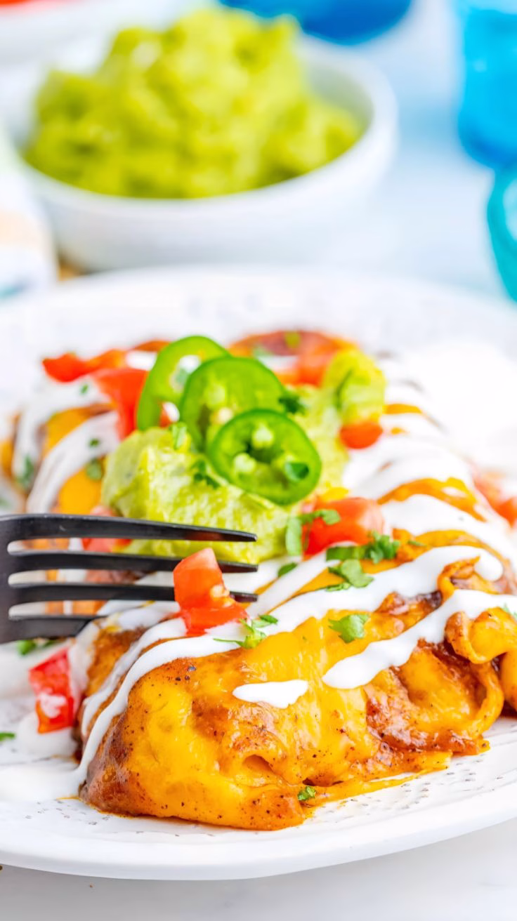chicken enchiladas with homemade red enchilada sauce recipe