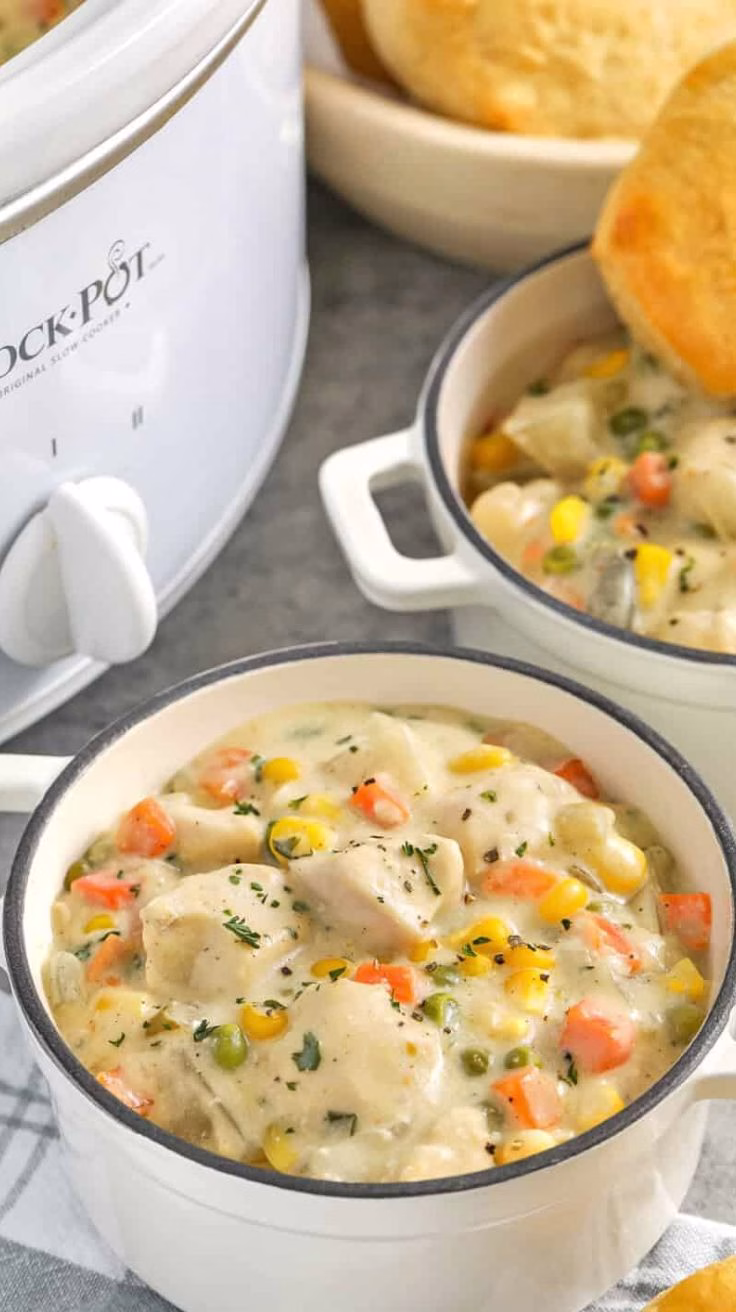 Crock Pot Chicken Pot Pie Recipe