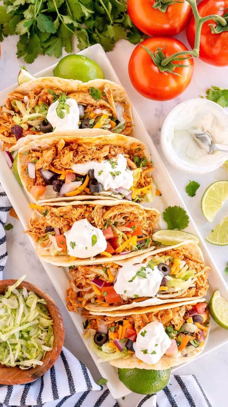 Easy Rotisserie Chicken Tacos Recipe