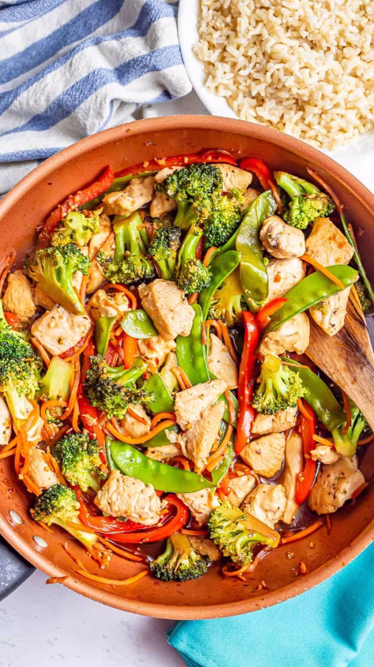 Honey Garlic Chicken Stir Fry Recipe