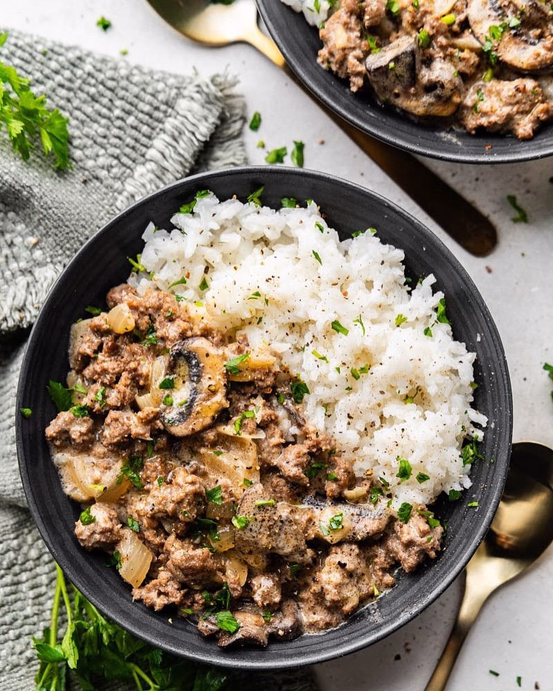 Ground Beef Stroganoff Recipe