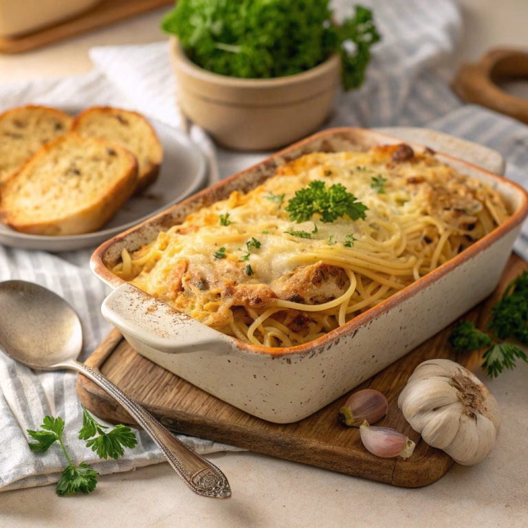 Baked Chicken Spaghetti Recipe: