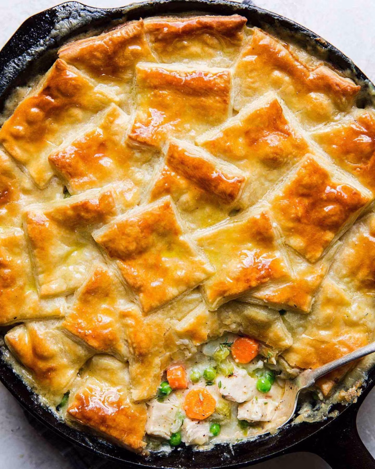 canned chicken pot pie recipe