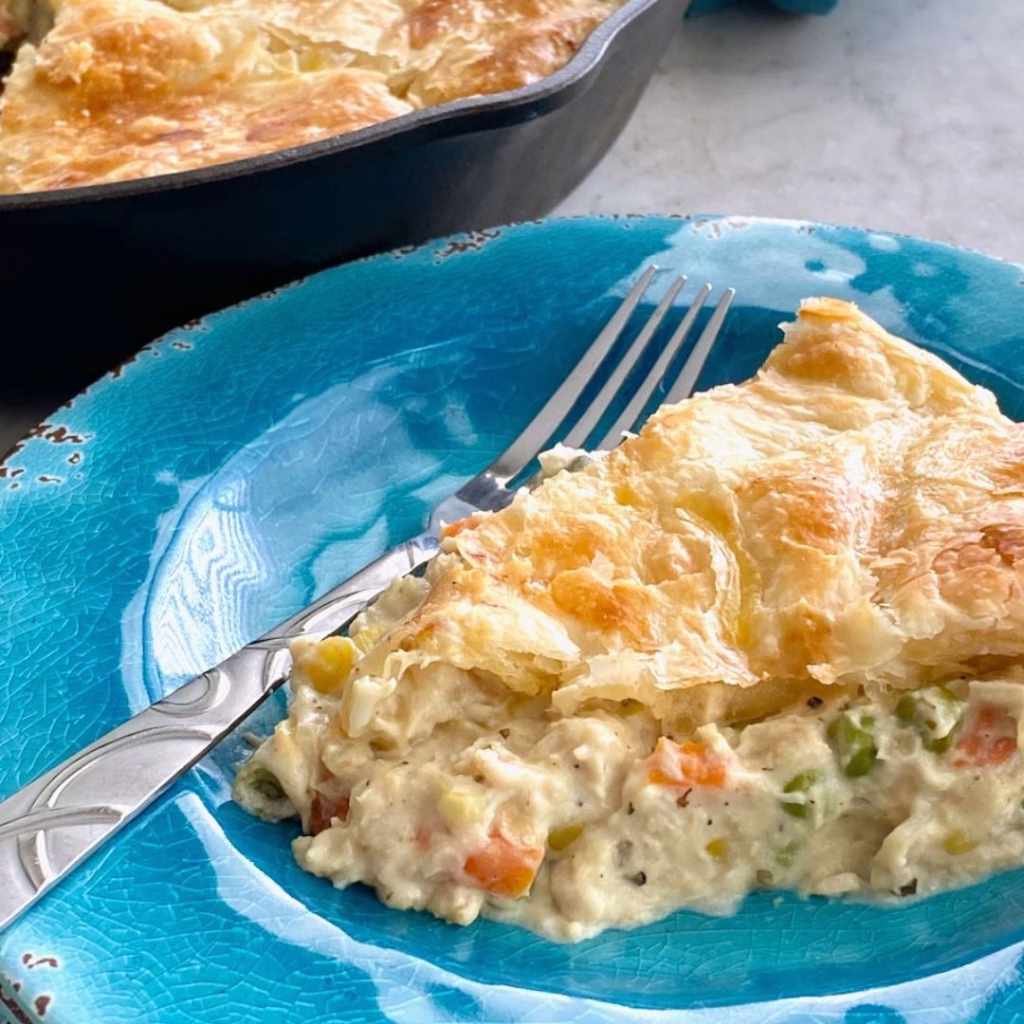 chicken pot pie recipe puff pastry