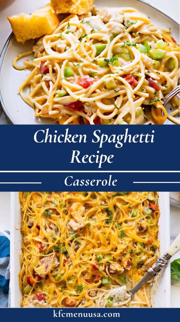 chicken spaghetti recipe casserole