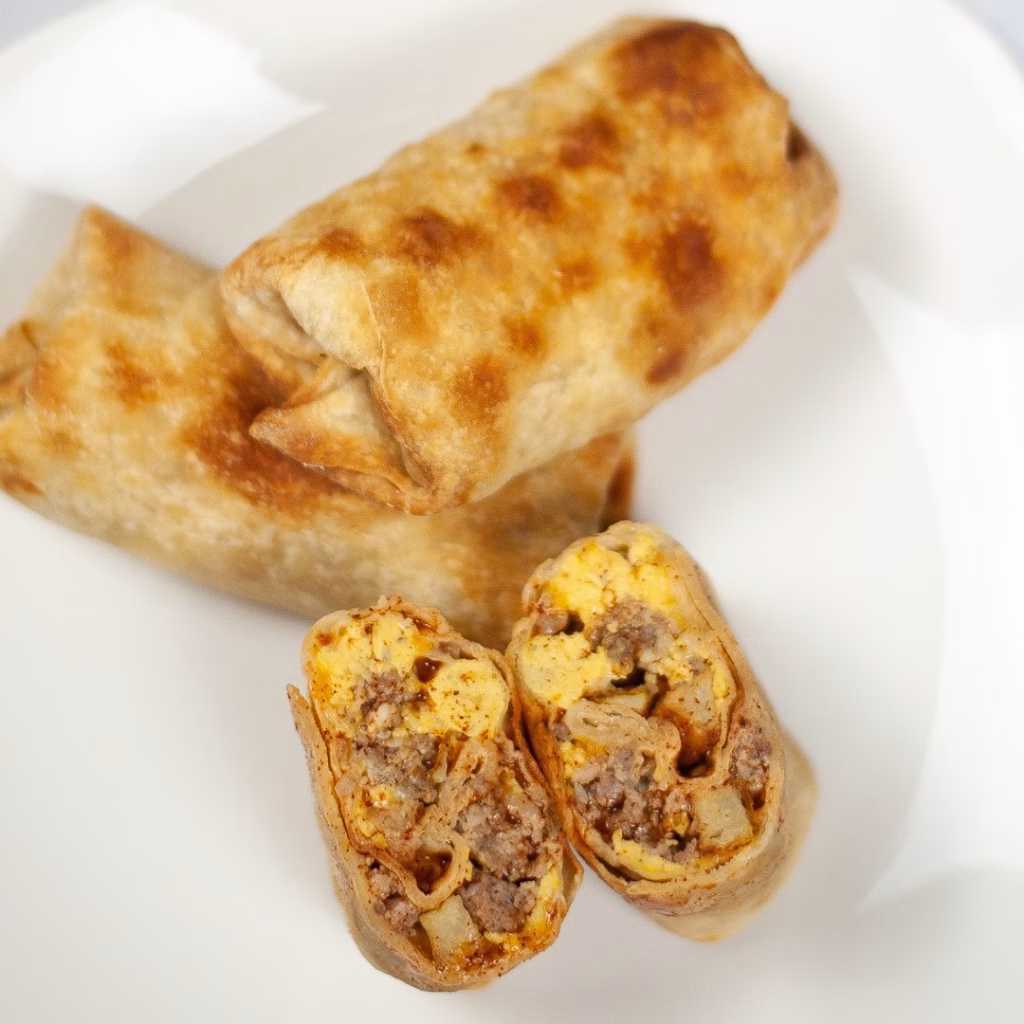 Air Fryer Breakfast Burritos