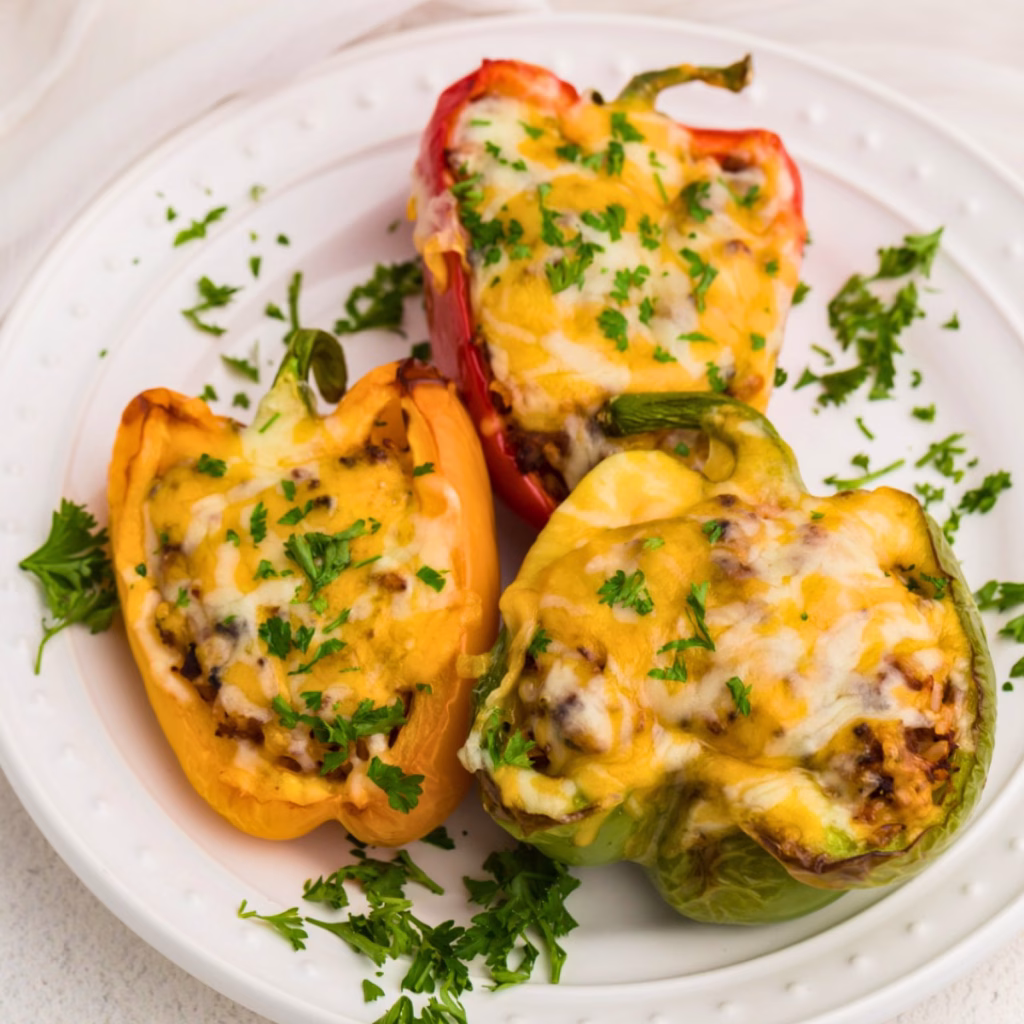 Air Fryer Stuffed Bell Peppers