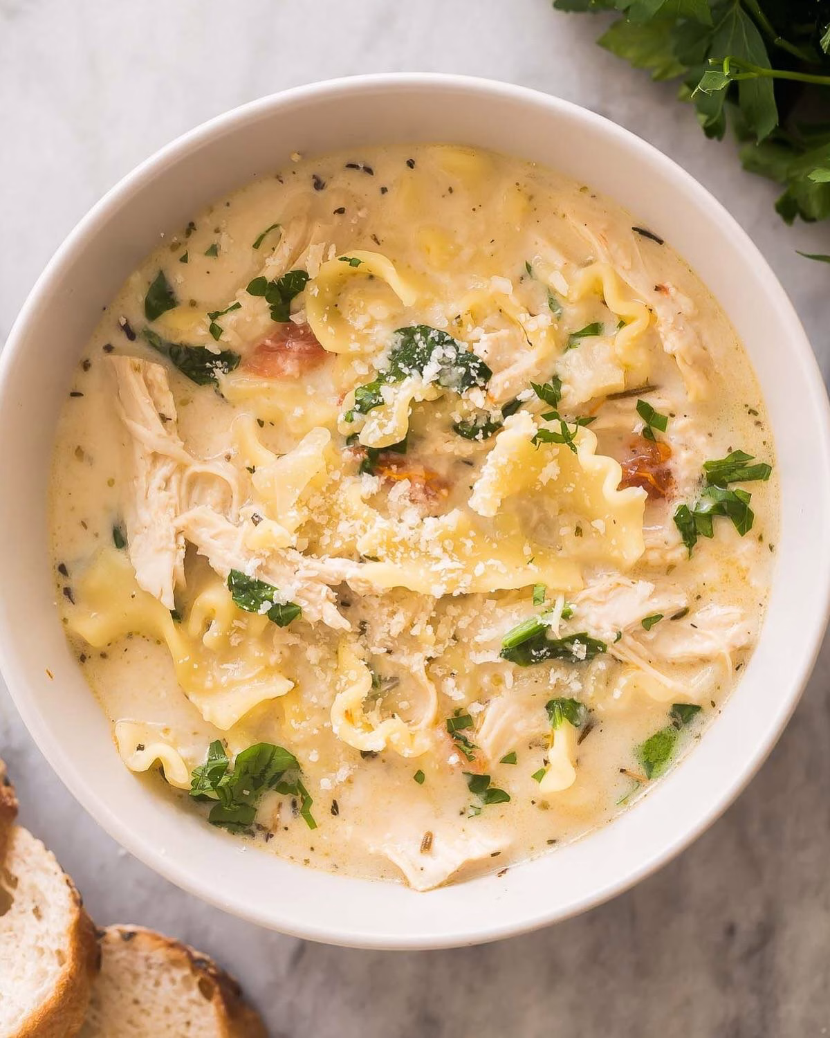 Alfredo Lasagna Soup Recipe