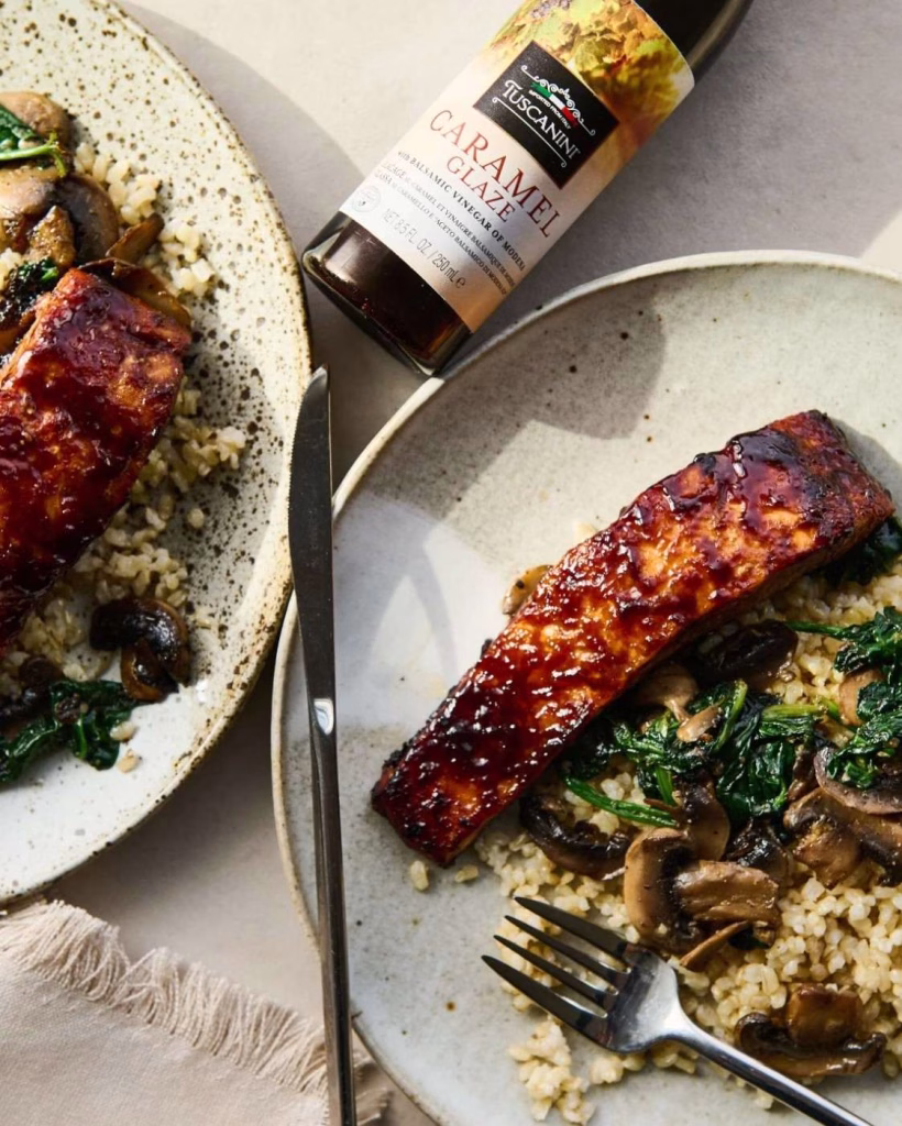 Balsamic Glazed Grilled Salmon