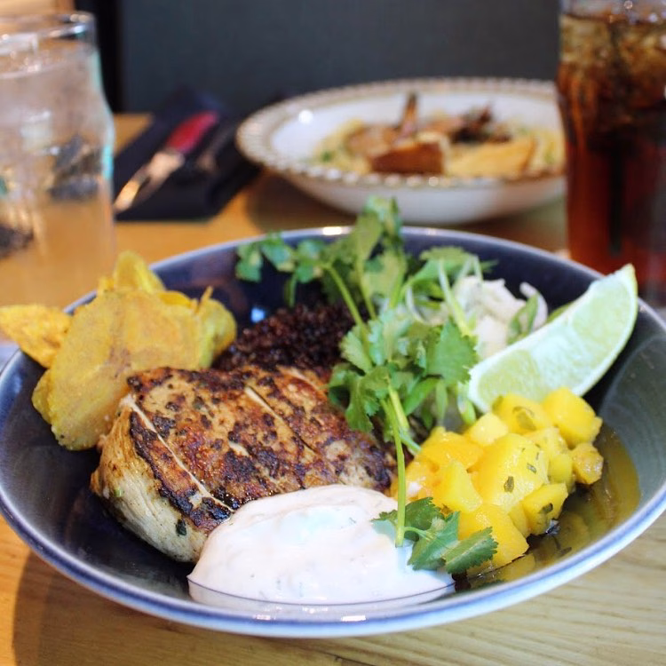 Caribbean Jerk Brisket with Grilled Mango Salsa