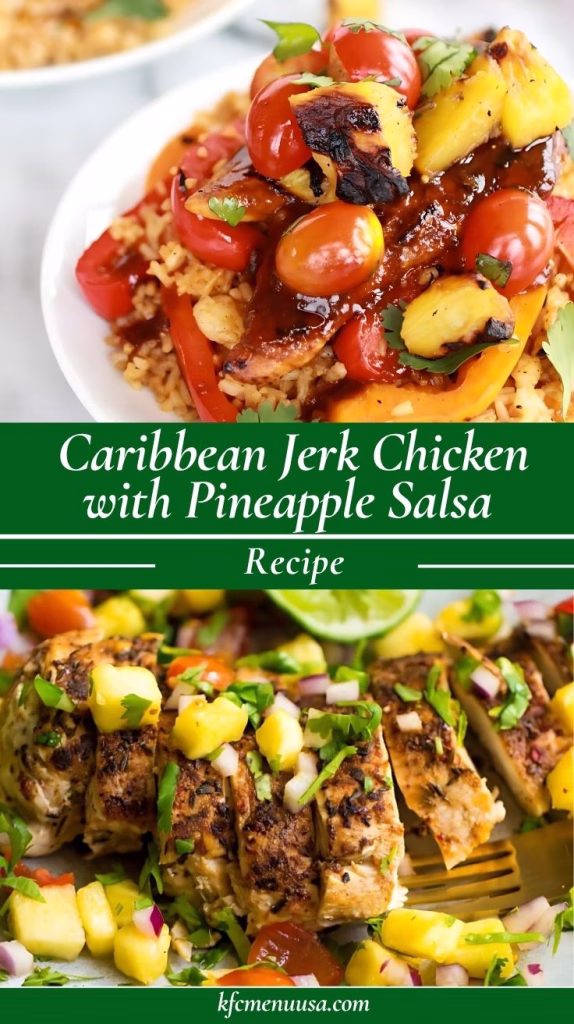 Caribbean Jerk Chicken with Pineapple Salsa Recipe