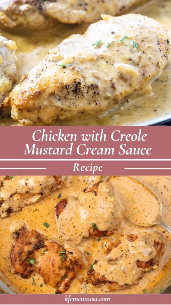 Chicken with Creole Mustard Cream Sauce Recipe