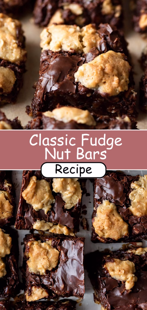 Classic Fudge Nut Bars Recipe