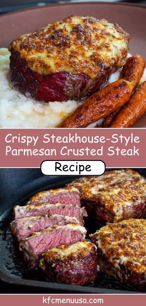 Crispy Steakhouse-Style Parmesan Crusted Steak