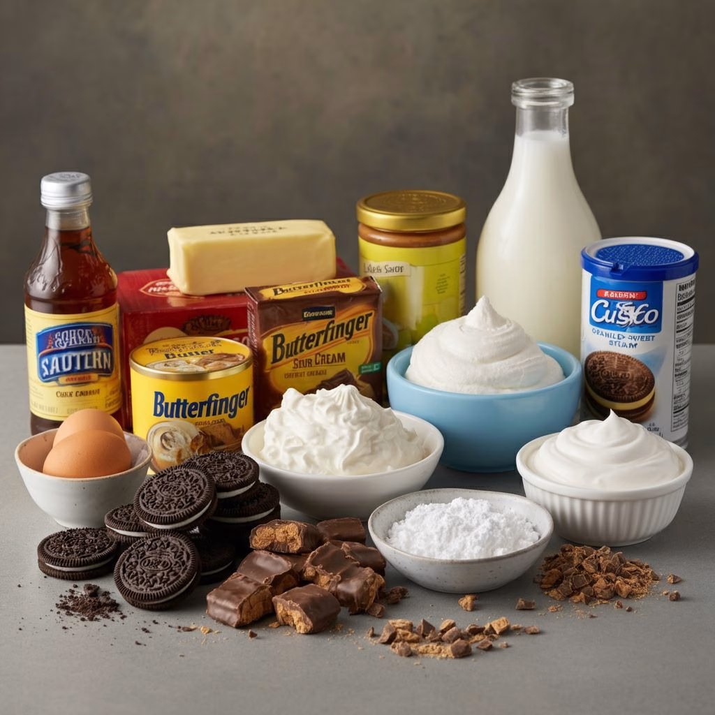 Ingredients Butterfinger Cheesecake Recipe