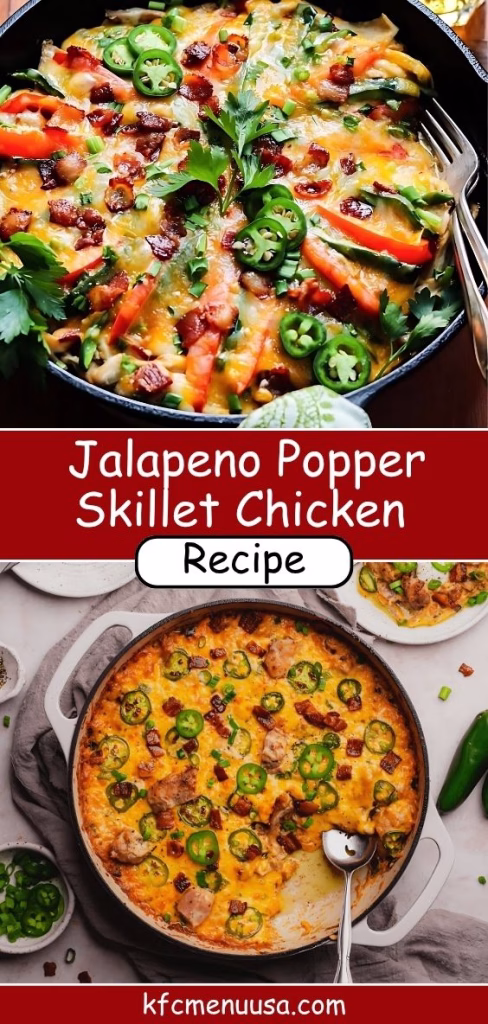 Jalapeño Popper Skillet Chicken Recipe