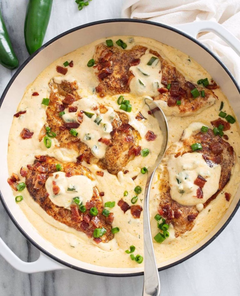 Jalapeño Popper Skillet Chicken Recipe