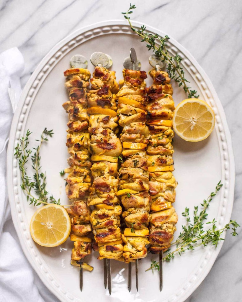Lemon Herb Chicken Kabobs