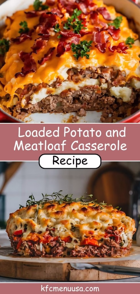 Loaded Potato and Meatloaf Casserole Recipe