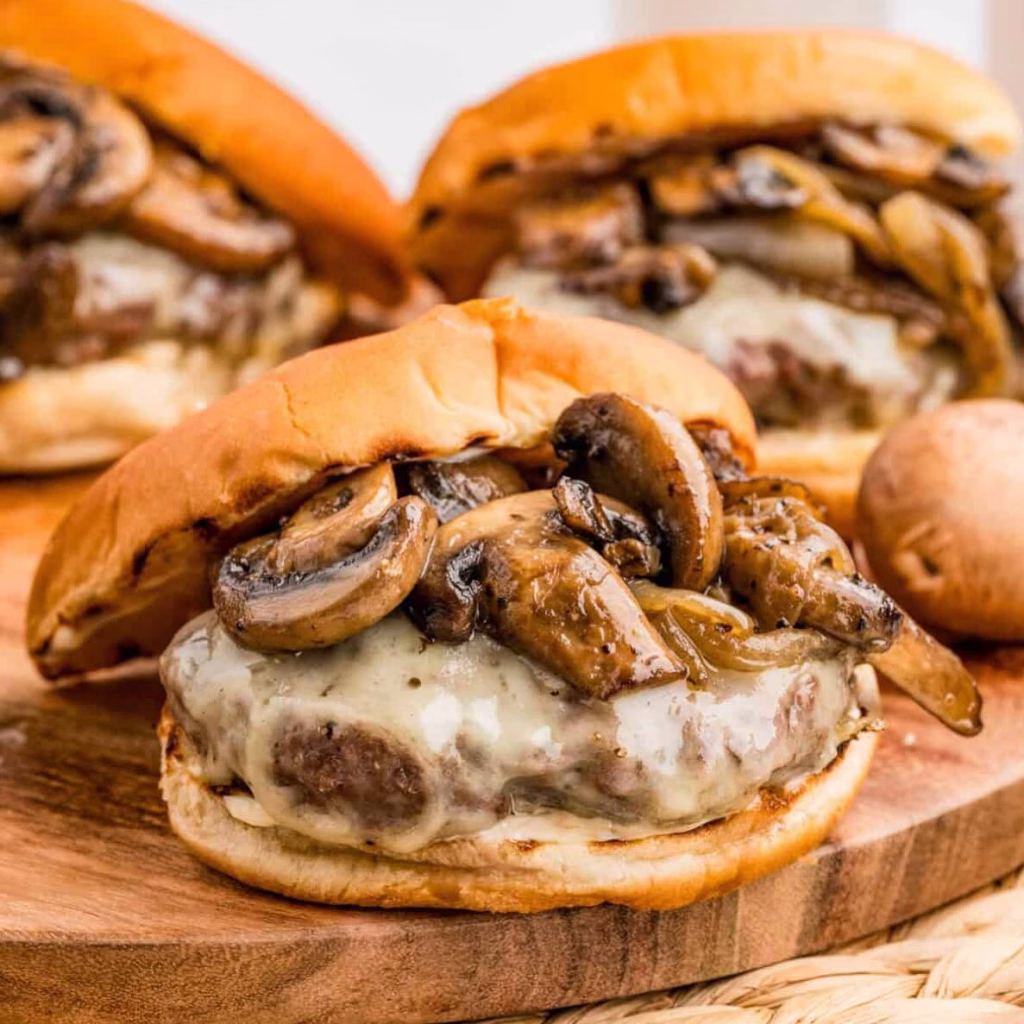 Mushroom Swiss Burger