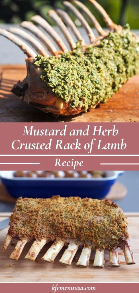 Mustard and Herb Crusted Rack of Lamb Recipe