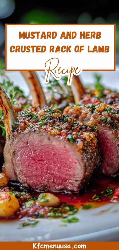 Mustard and Herb Crusted Rack of Lamb Recipe