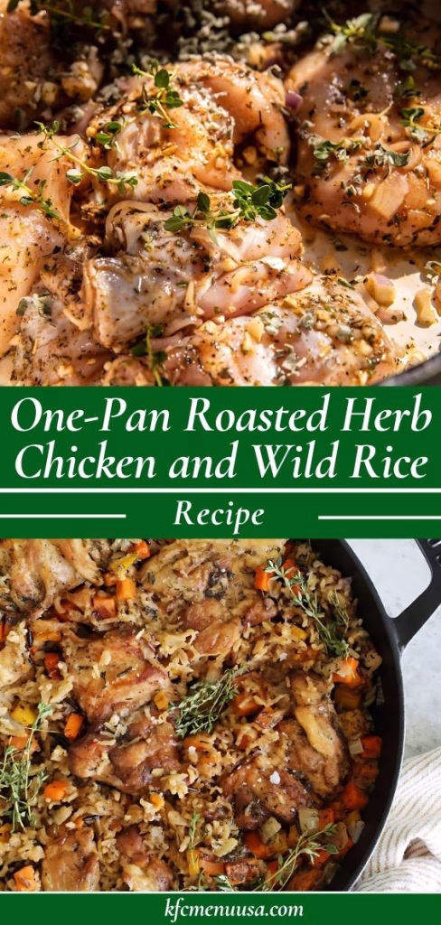 One-Pan Herb Chicken with Wild Rice Recipe
