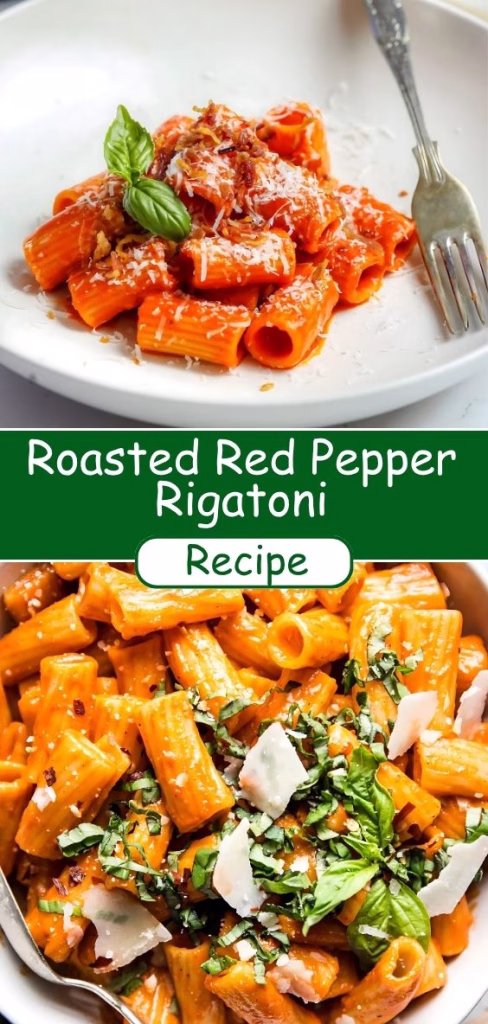 Roasted Red Pepper Rigatoni Recipe
