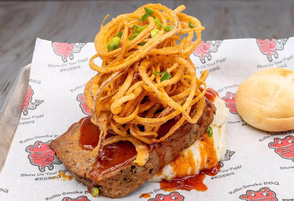 Smoked Meatloaf with Sweet Onion Glaze