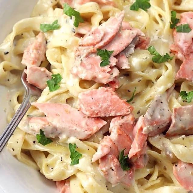 Smoked Salmon Alfredo