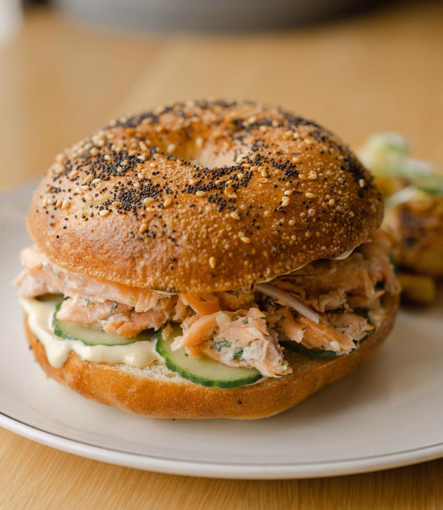 Smoked Salmon Breakfast Bagel