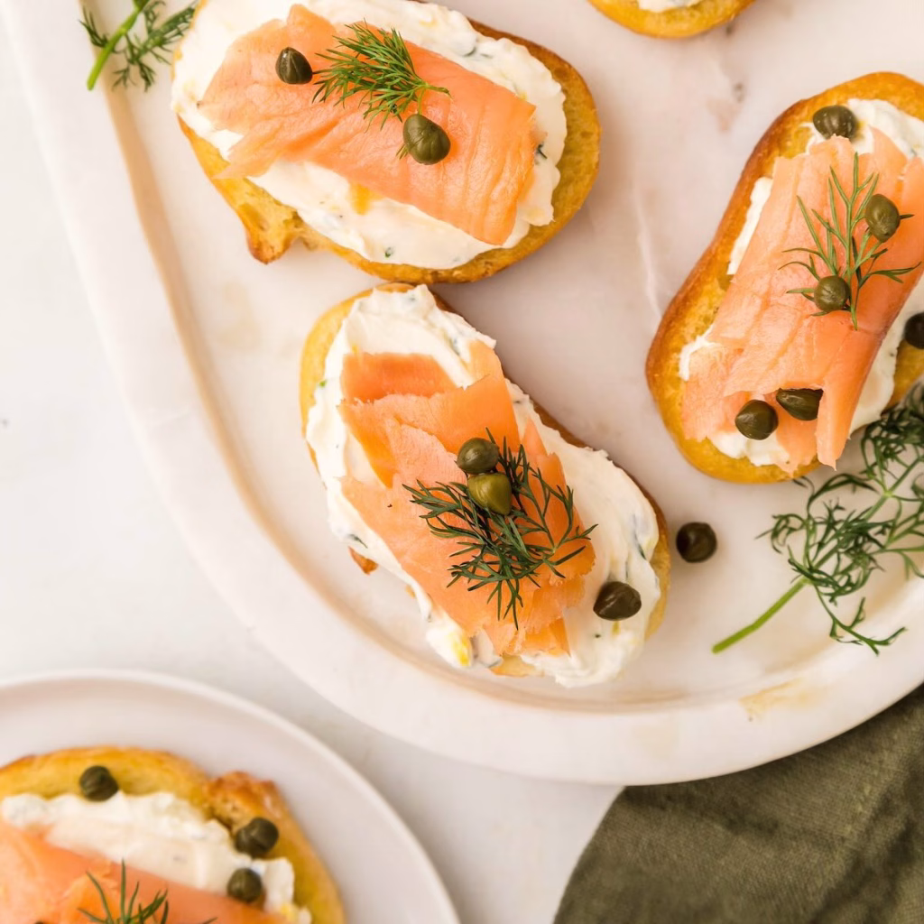 Smoked Salmon Crostini