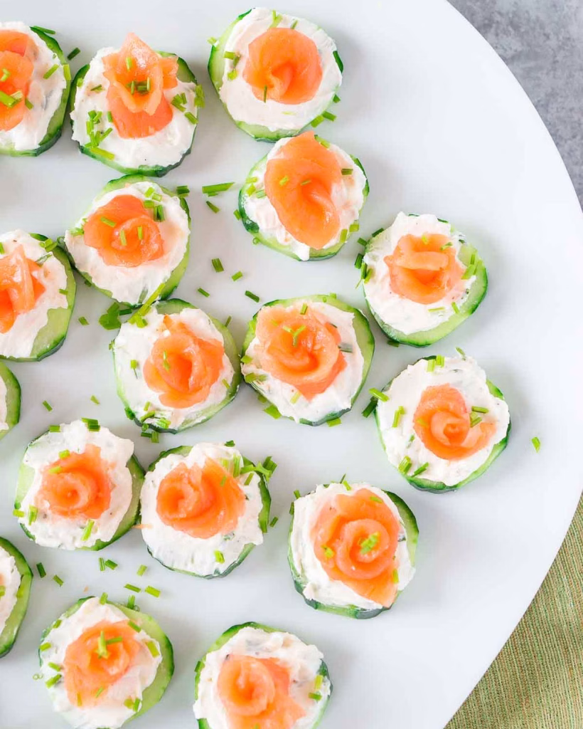 Smoked Salmon & Cucumber Bites