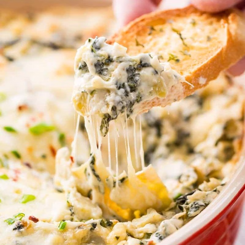 Smoked Spinach and Artichoke Queso Dip