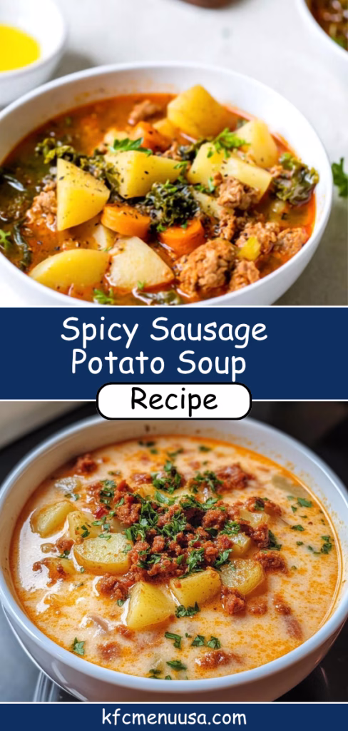 Spicy Sausage Potato Soup Recipe