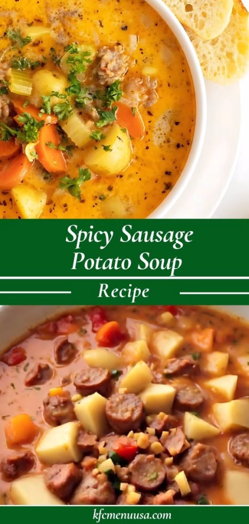 Spicy Sausage Potato Soup Recipe