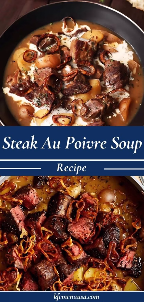 Steak au Poivre Soup Recipe