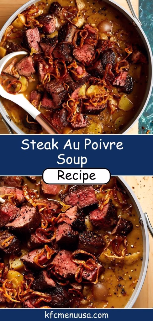 Steak au Poivre Soup Recipe