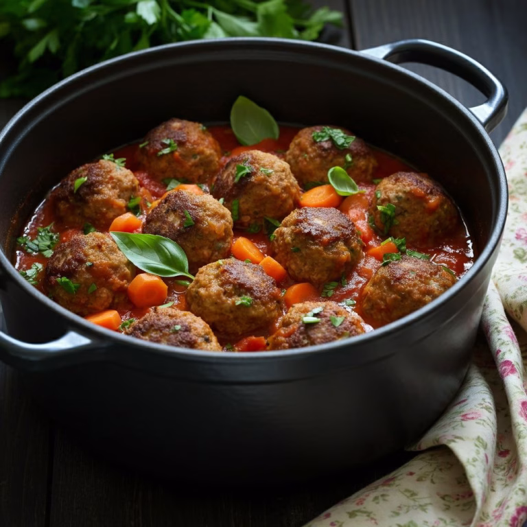 Stuffed Meatballs in Guinness Gravy Recipe