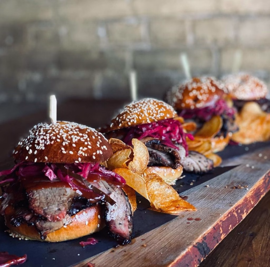 Sweet and Tangy BBQ Brisket Sliders