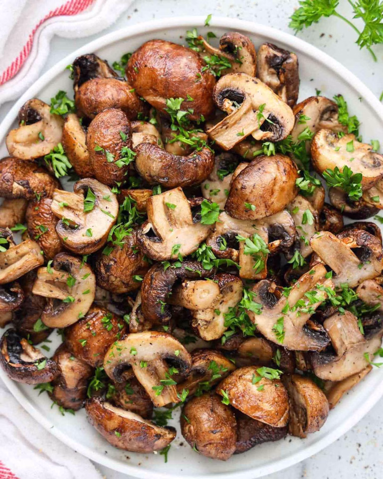air fryer mushrooms recipe